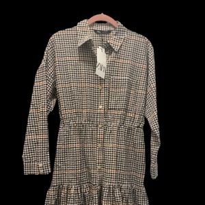 zara shirt dress